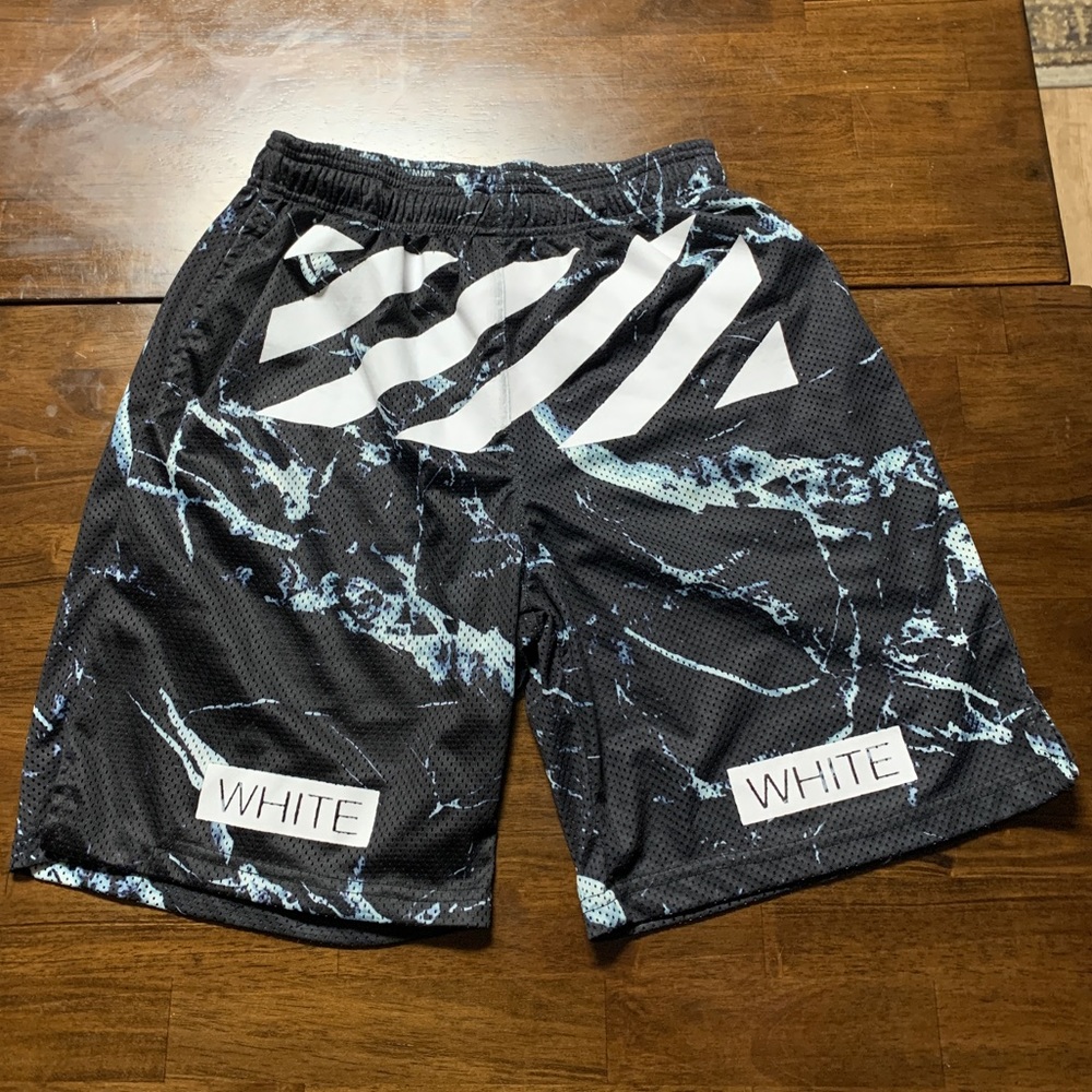Off white basketball shorts